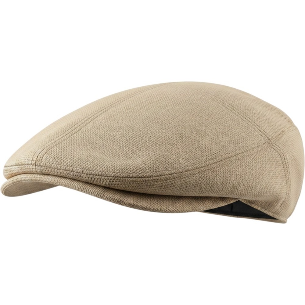 Kangol Argyle Stripe 504 Cap Tan Beige Flat Ivy Hat Large 6735BC Mens